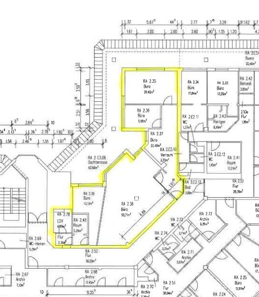 Moderne Büro- oder Praxisräume (41) im Stadtzentrum von Saarlouis – Ihr neuer Arbeitsplatz!