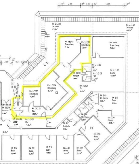 Moderne Büro- oder Praxisräume (51) im Stadtzentrum von Saarlouis – Ihr neuer Arbeitsplatz!
